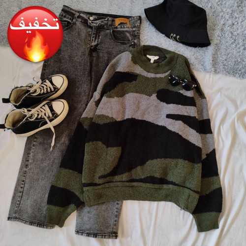 بافت پینترستی ارتشی 🐊🖤🌿