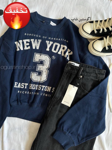 👗 دورس NEW YORK 💙🫐 برند BERSHKA