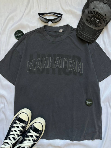 ⭑ تیشرت سنگشور MANHATAN 🩶✨⭑