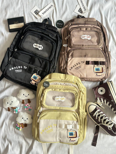 🎒 کوله مینیمال ابری ☁️☕️✨