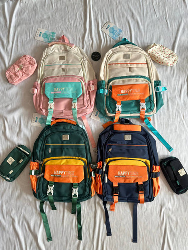 🎒 کوله اسپرت Happy Time 🧡🫐