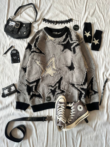 بافت اسپرت ستاره ای مدل گرانج star boy/girl 🖤⭐️
