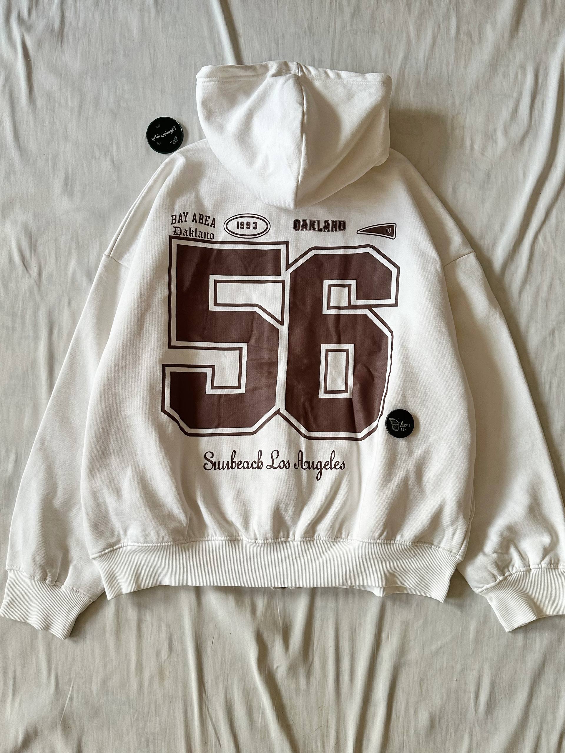 سویشرت وارداتی برند برشکا مدل 56 سفید 🔥😍