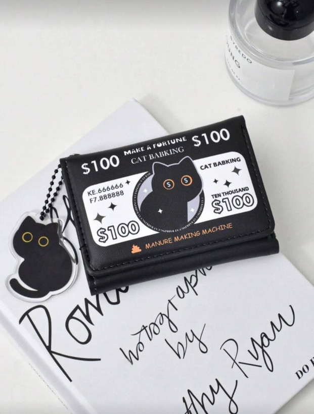 کیف پول گربه ای دارک 🐈⬛🕶️